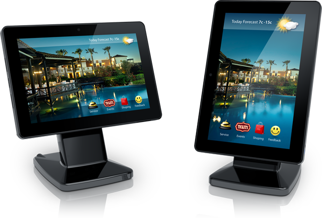 iDisplay Digital Concierge Ángulo ajustable