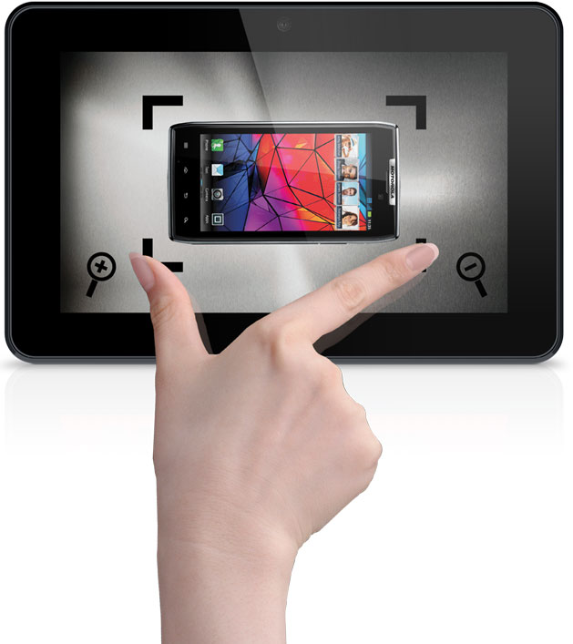 iDisplay Tablet con pantalla táctil